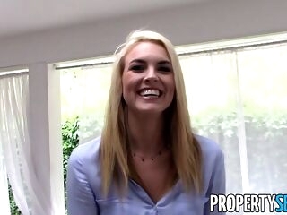 PropertySex - Tricking splendid real estate agent into homemade fuck-fest video