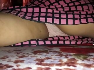naughty sonny took hold of desi mom's panty while mother is sleeping