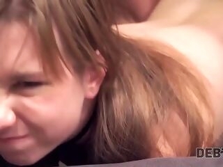 Debt4k. Alice Klay gets fucked by stranger because she took out a loan for iPhone