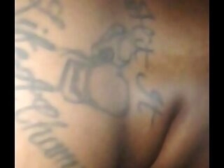 Tat On Her Back Say "Beat It Like A Champ" So Thats What I Did