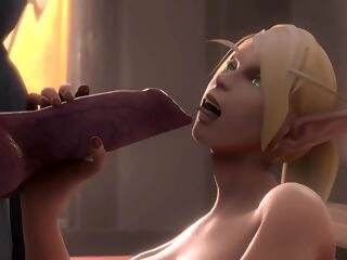 Dame in World of Warcraft have sex