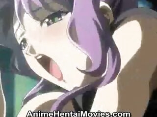 Super anime woman fucked by the anus
